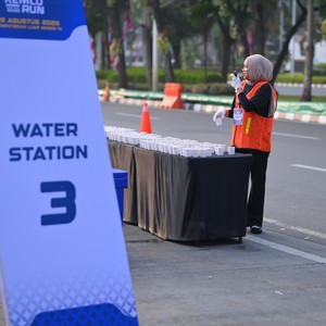 Race photo from KEMLU RUN 2026