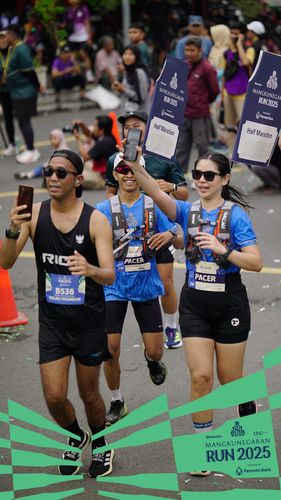 Race photo from Mangkunegaran Run 2025