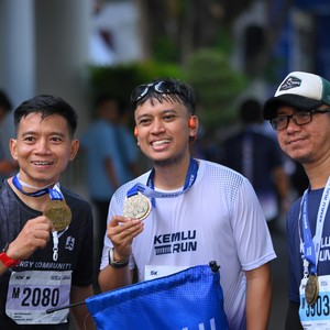 Race photo from KEMLU RUN 2026