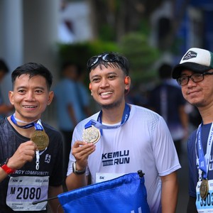 Race photo from KEMLU RUN 2026