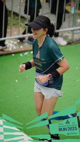Race photo from Mangkunegaran Run 2025