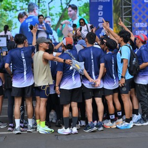 Race photo from KEMLU RUN 2026