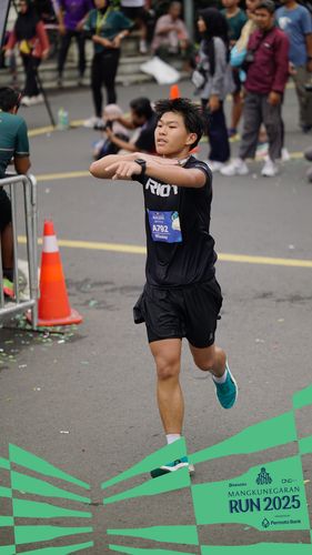 Race photo from Mangkunegaran Run 2025