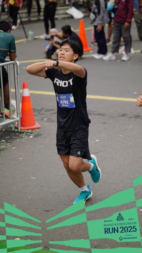 Race photo from Mangkunegaran Run 2025