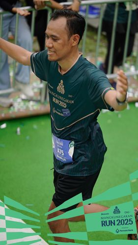 Race photo from Mangkunegaran Run 2025