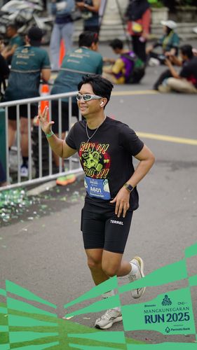 Race photo from Mangkunegaran Run 2025