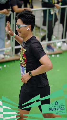 Race photo from Mangkunegaran Run 2025
