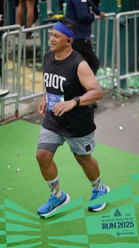 Race photo from Mangkunegaran Run 2025