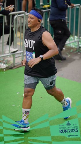 Race photo from Mangkunegaran Run 2025