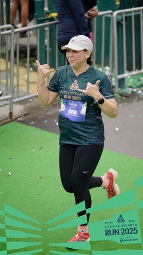 Race photo from Mangkunegaran Run 2025
