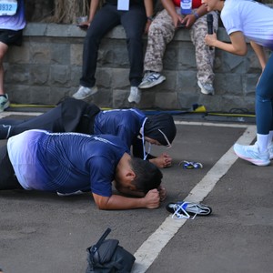 Race photo from KEMLU RUN 2026