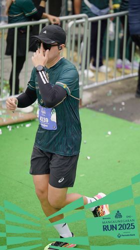 Race photo from Mangkunegaran Run 2025