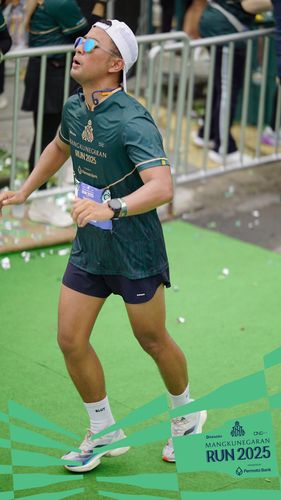 Race photo from Mangkunegaran Run 2025