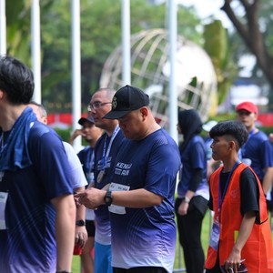 Race photo from KEMLU RUN 2026
