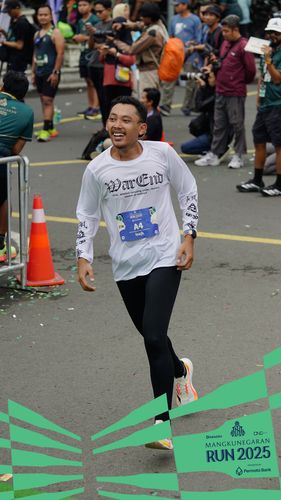 Race photo from Mangkunegaran Run 2025