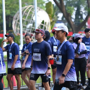 Race photo from KEMLU RUN 2026