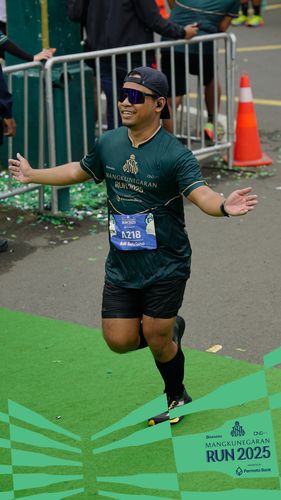 Race photo from Mangkunegaran Run 2025