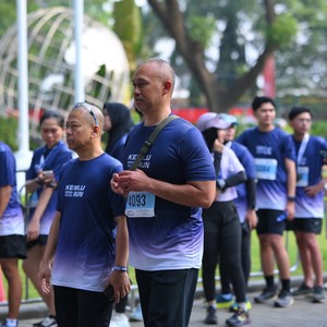 Race photo from KEMLU RUN 2026