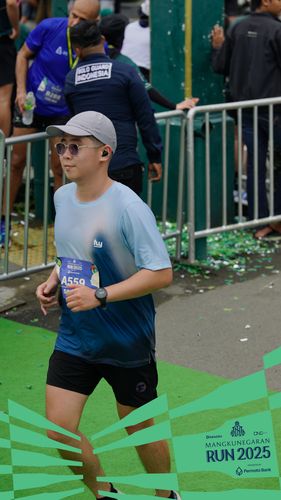 Race photo from Mangkunegaran Run 2025