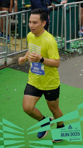 Race photo from Mangkunegaran Run 2025