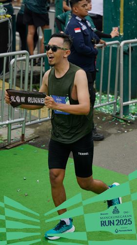 Race photo from Mangkunegaran Run 2025