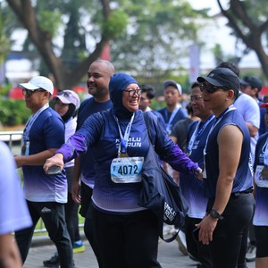 Race photo from KEMLU RUN 2026