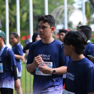 Race photo from KEMLU RUN 2026