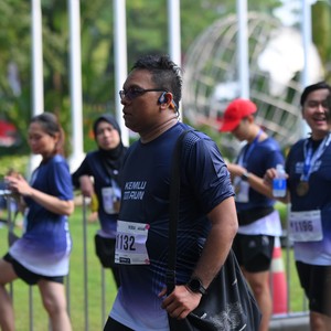 Race photo from KEMLU RUN 2026
