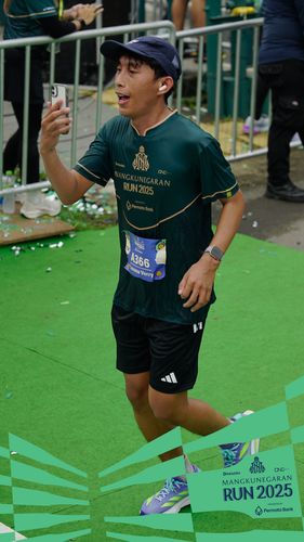Race photo from Mangkunegaran Run 2025