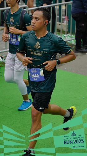 Race photo from Mangkunegaran Run 2025