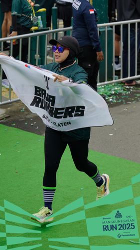 Race photo from Mangkunegaran Run 2025