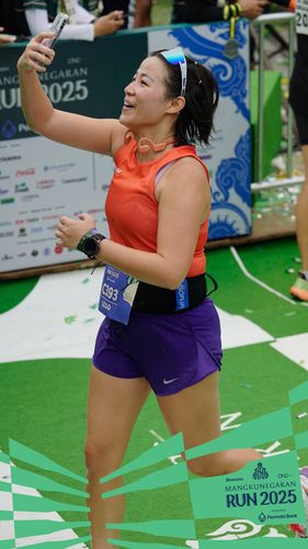 Race photo from Mangkunegaran Run 2025