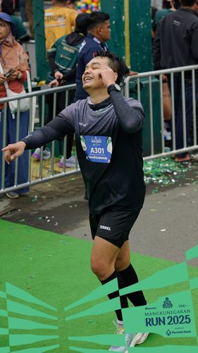 Race photo from Mangkunegaran Run 2025
