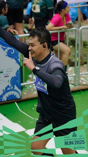 Race photo from Mangkunegaran Run 2025