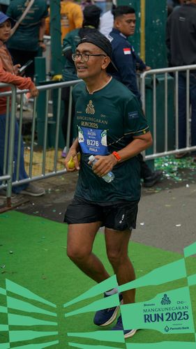 Race photo from Mangkunegaran Run 2025