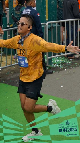 Race photo from Mangkunegaran Run 2025