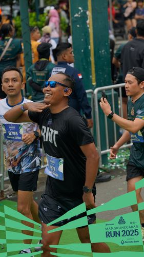 Race photo from Mangkunegaran Run 2025