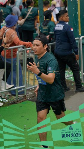 Race photo from Mangkunegaran Run 2025