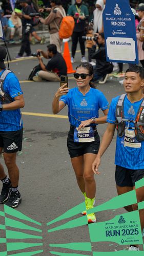 Race photo from Mangkunegaran Run 2025