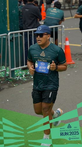 Race photo from Mangkunegaran Run 2025