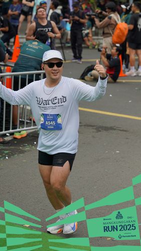 Race photo from Mangkunegaran Run 2025