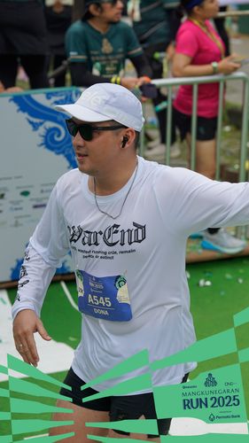 Race photo from Mangkunegaran Run 2025