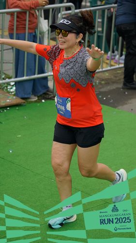 Race photo from Mangkunegaran Run 2025