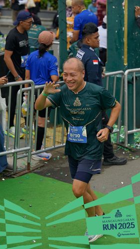 Race photo from Mangkunegaran Run 2025