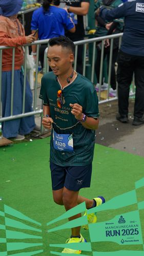 Race photo from Mangkunegaran Run 2025
