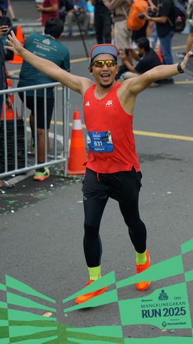 Race photo from Mangkunegaran Run 2025
