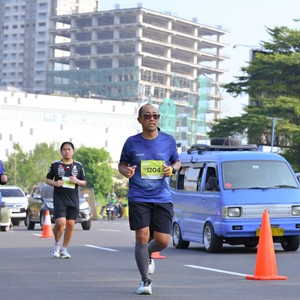 Race photo from BOGORUN 2026