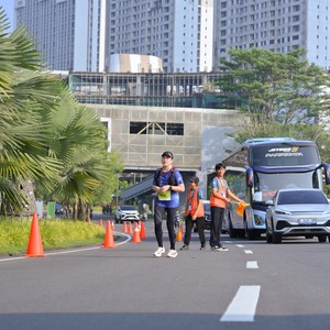 Race photo from BOGORUN 2026