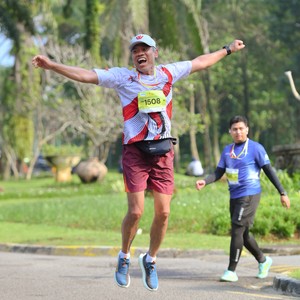 Race photo from BOGORUN 2026