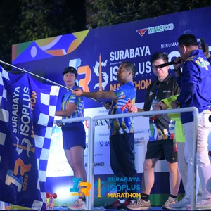 Race photo from SURABAYA ISOPLUS MARATHON 2026